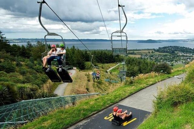 Skyline chairlift to the luge rides.